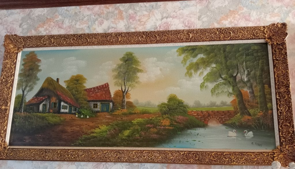 Schilderij olieverf stilleven 10, Ophalen