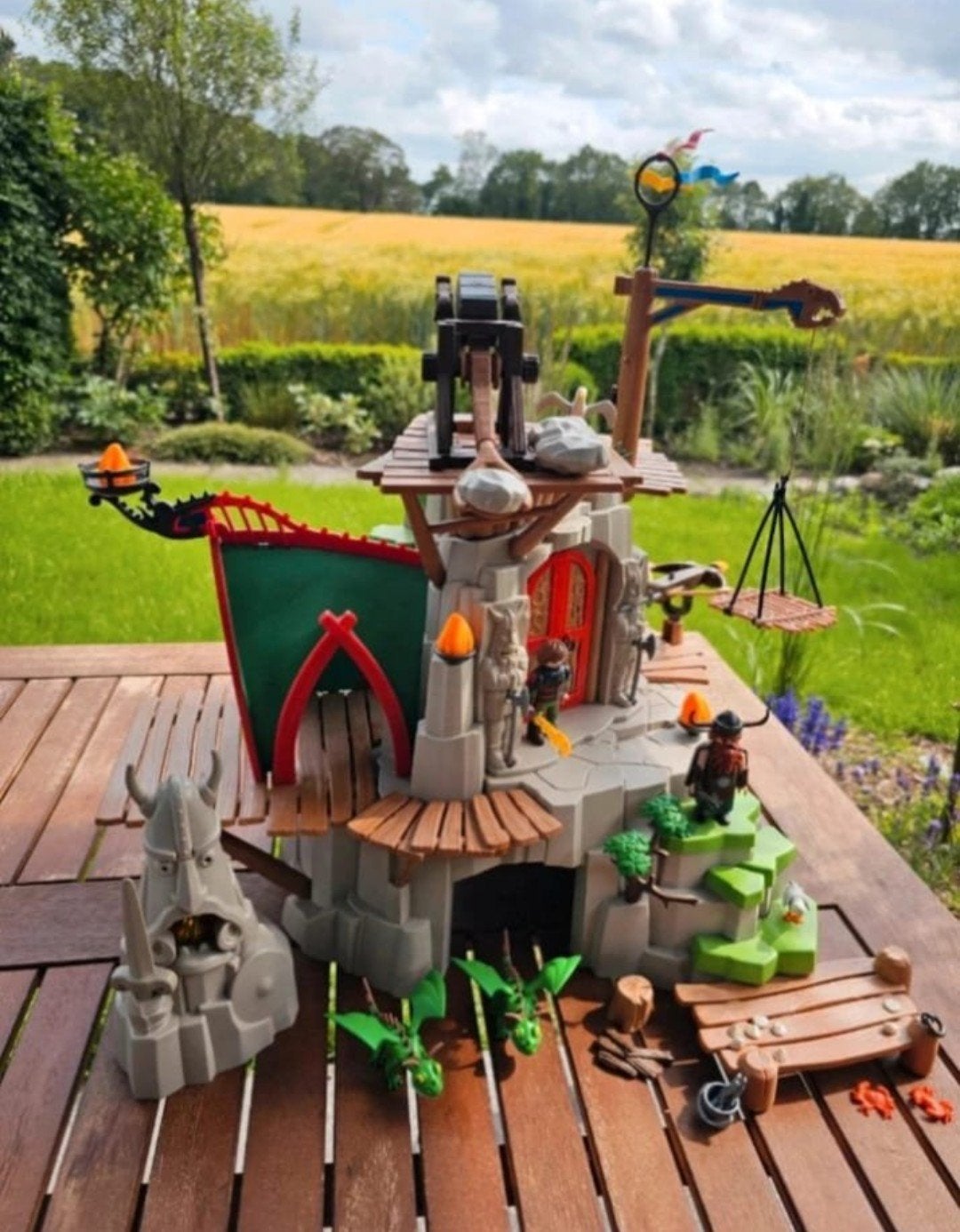 Playmobil 9243 Vesting Berk, Kinderen en Baby's, Speelgoed | Playmobil, Ophalen, Complete set, Fantasy, Zo goed als nieuw