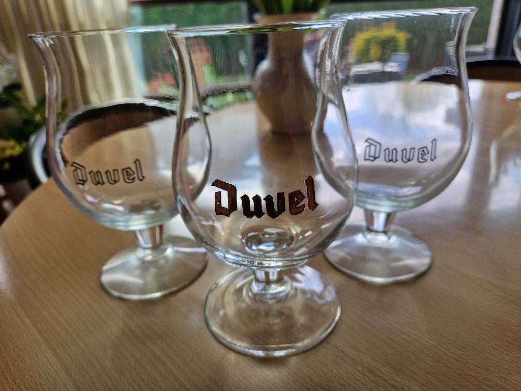 3 glazen Duvel, Verzamelen, Ophalen, Duvel