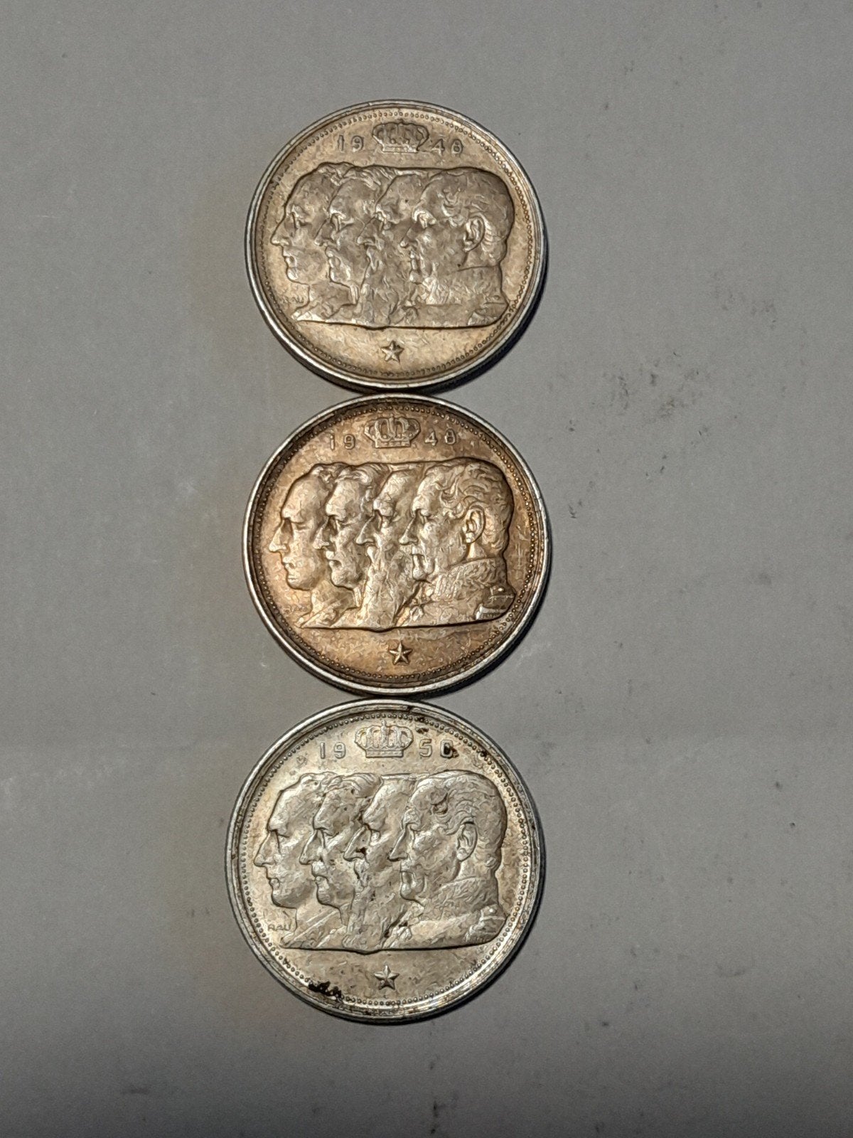 Zilveren munten, Ophalen