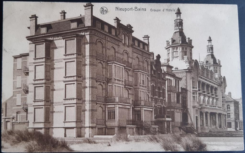 NIEUPORT : villas en bord de mer à NIEUPORT, DIGUE, Collections, Cartes postales | Belgique, Envoi