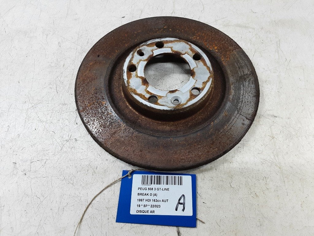 FREIN DISQUE ARRIÈRE Peugeot 508 SW (F4 / FC / FJ / FR), Utilisé, Peugeot