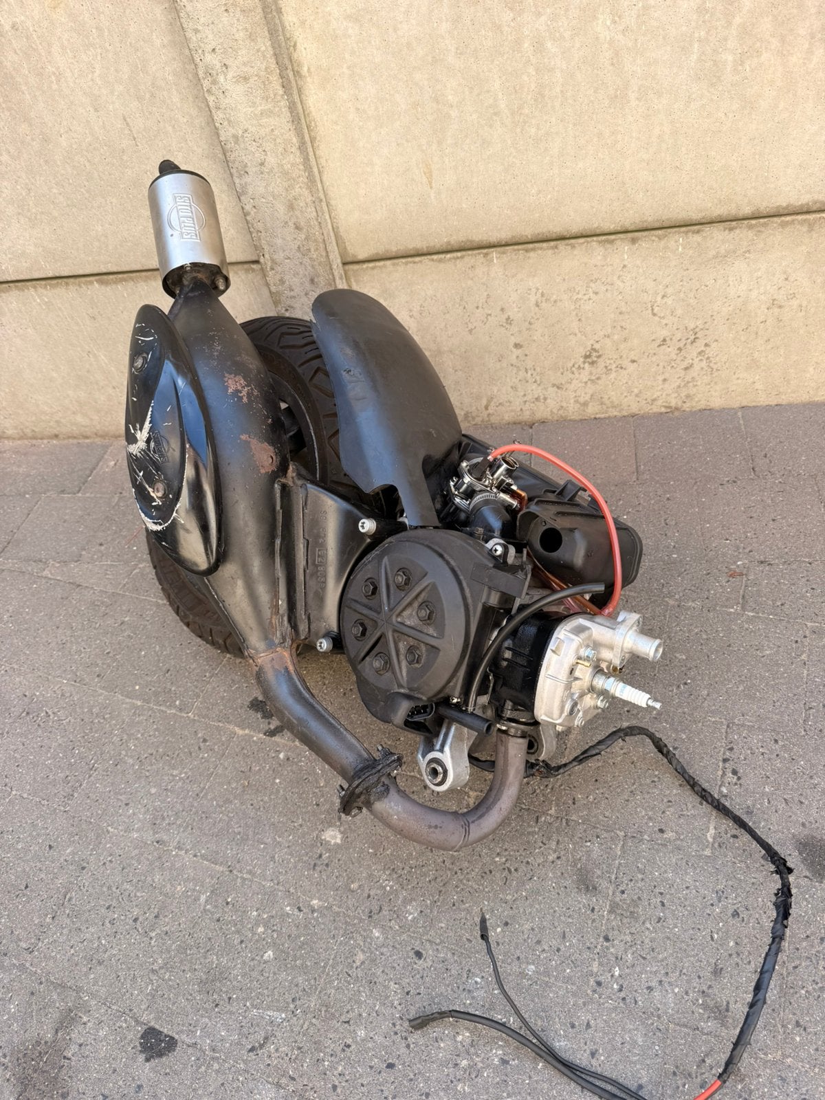Lc Piaggio blok 70 cc met radiator, Motos, Enlèvement