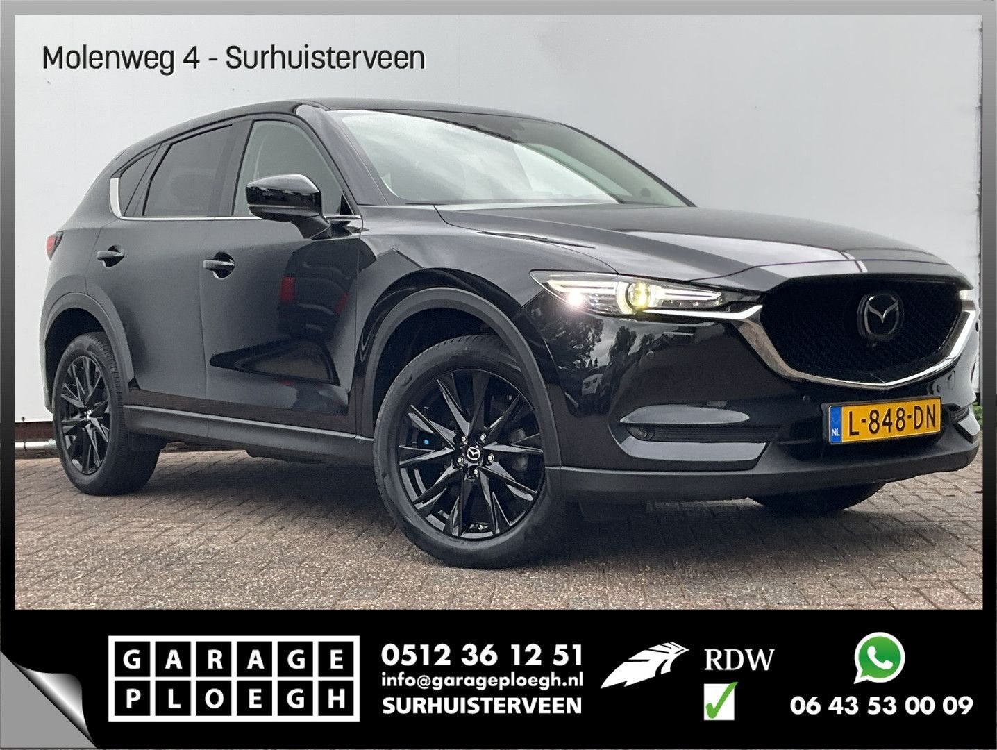 Mazda CX-5 2.5 194pk Sportive HUD 360°Cam BOSE Leer Stoelver, Autos, Mazda, Achat, Entreprise, 172 g/km, Automatique