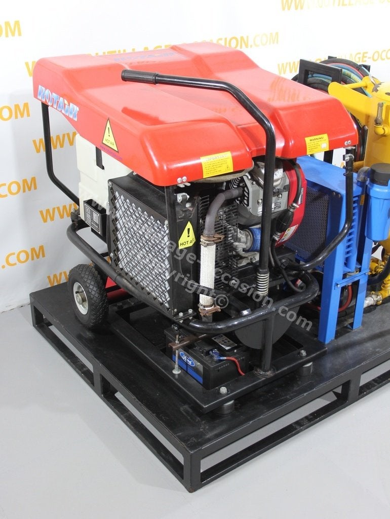 Skid aérogommeuse ROTAIR / NOREXCO, Envoi, Utilisé