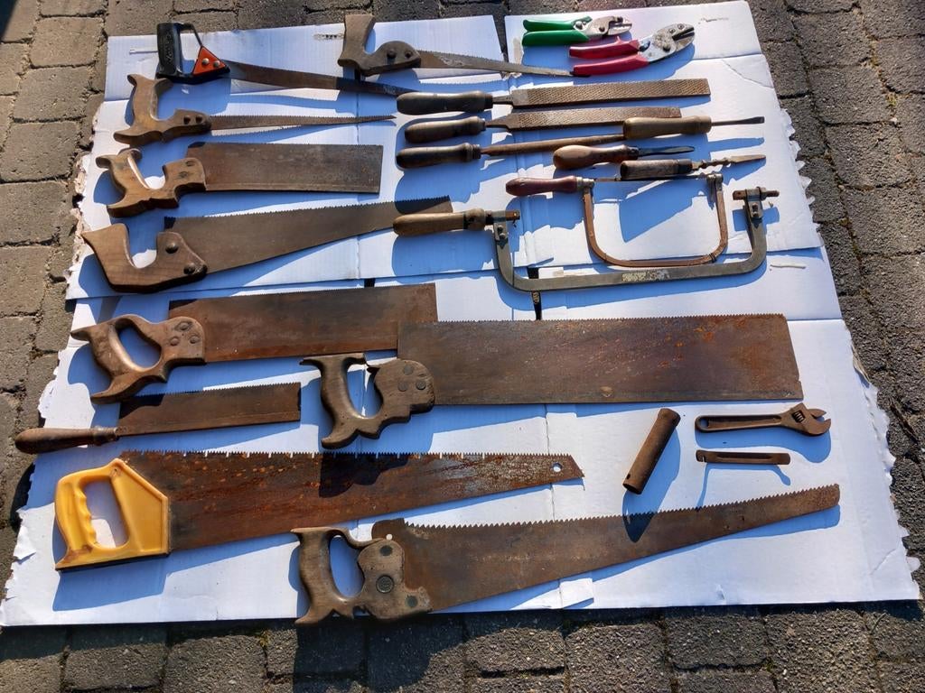 23 stuks divers handgereedschap, Tuin en Terras, Ophalen