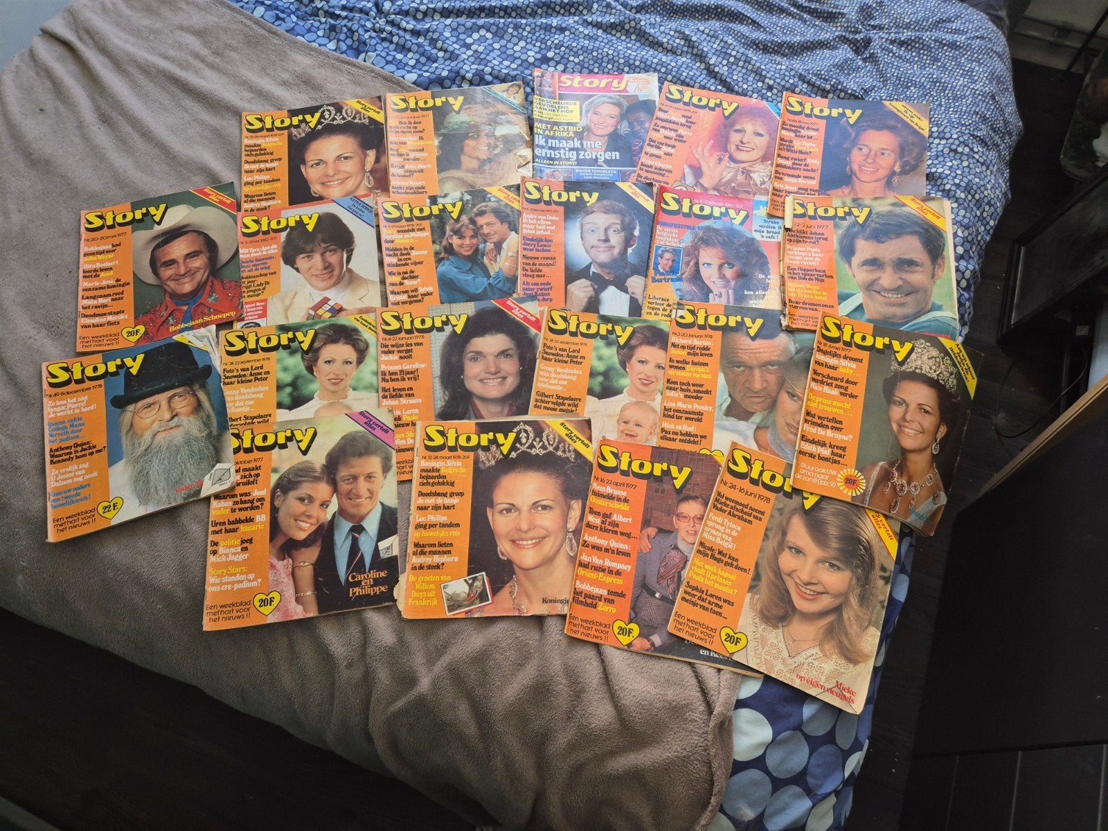 21 oude story eind jaren 1970, Boeken, Auto's | Folders en Tijdschriften, Ophalen of Verzenden