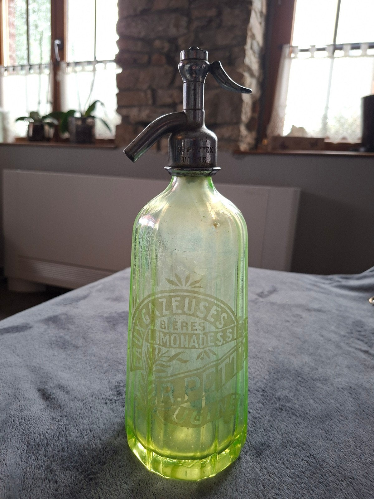 bouteille siphon  L.Crama Douai 1934, Antiquités & Art, Enlèvement ou Envoi