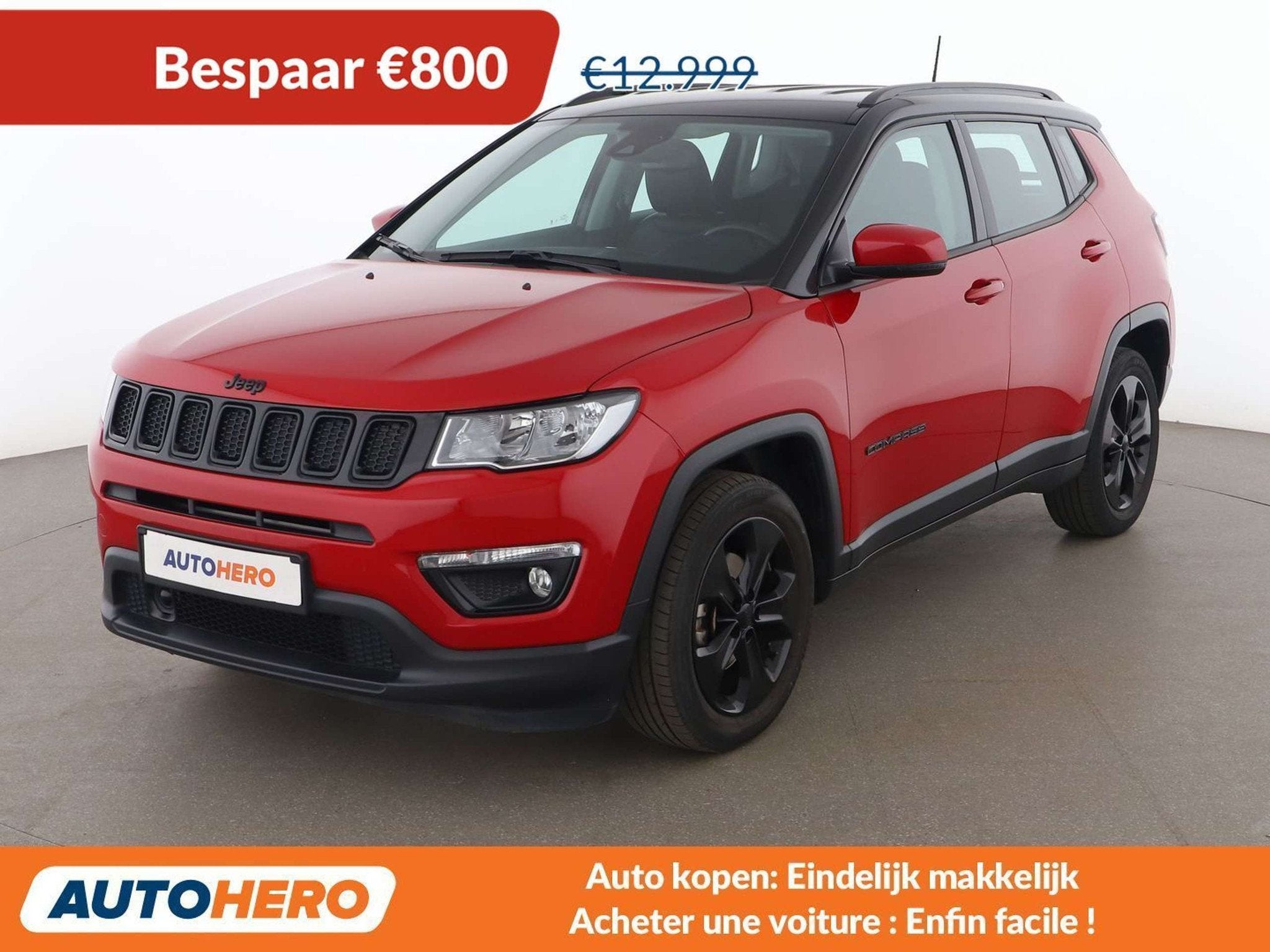 Jeep Compass 1.4 M-Air Longitude FWD (bj 2018), Auto's, Jeep, Voorwielaandrijving, 1505 kg, 5 deurs, SUV of Terreinwagen