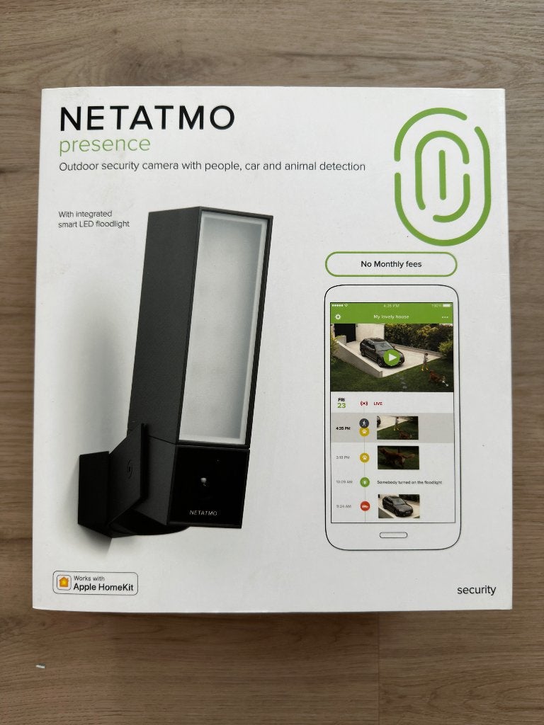 Netatmo camera de sécurité extérieure, TV, Hi-fi & Vidéo, Caméras de surveillance, Utilisé, Caméra extérieure, Enlèvement ou Envoi