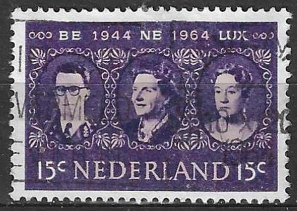 Nederland 1963 - Yvert 803 - 20 Jaar BeNeLux (ST), Verzenden, Gestempeld