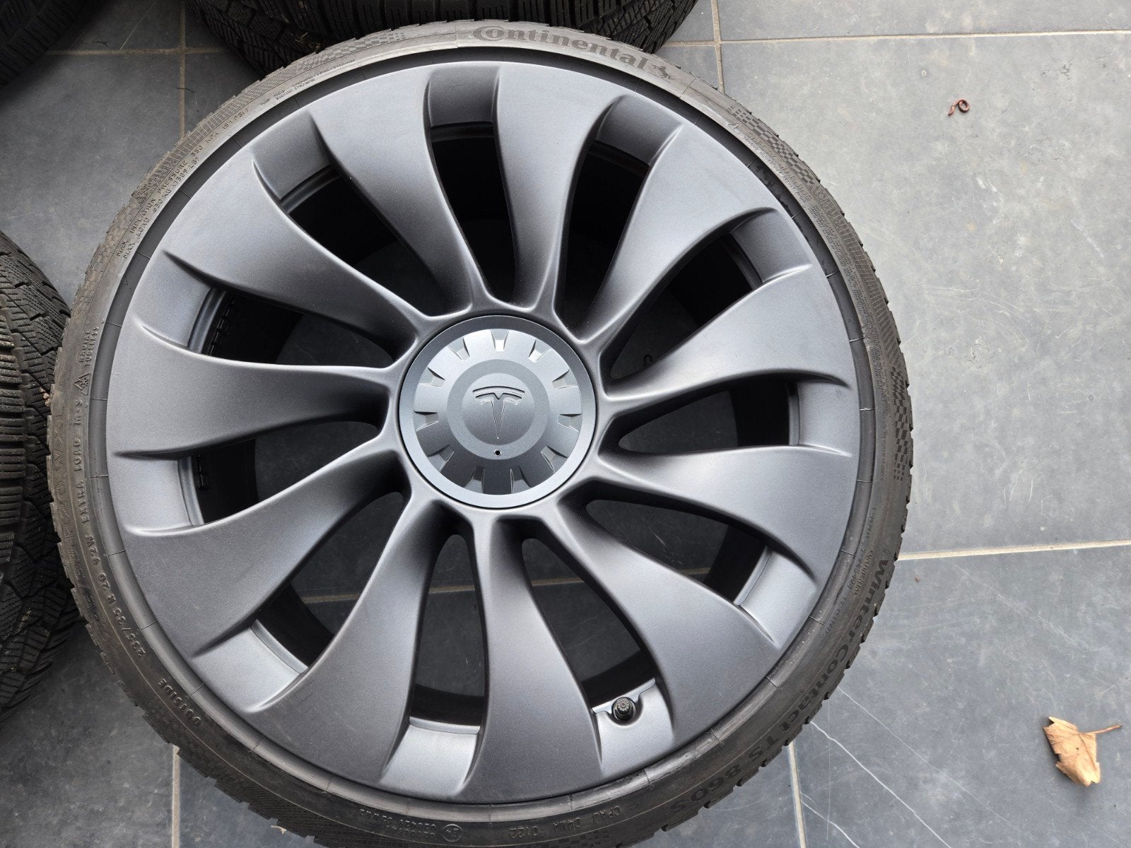 Tesla Model 3 Performance Uberturbine met winterbanden, Auto-onderdelen, Ophalen, Gebruikt, Velg(en), Winterbanden