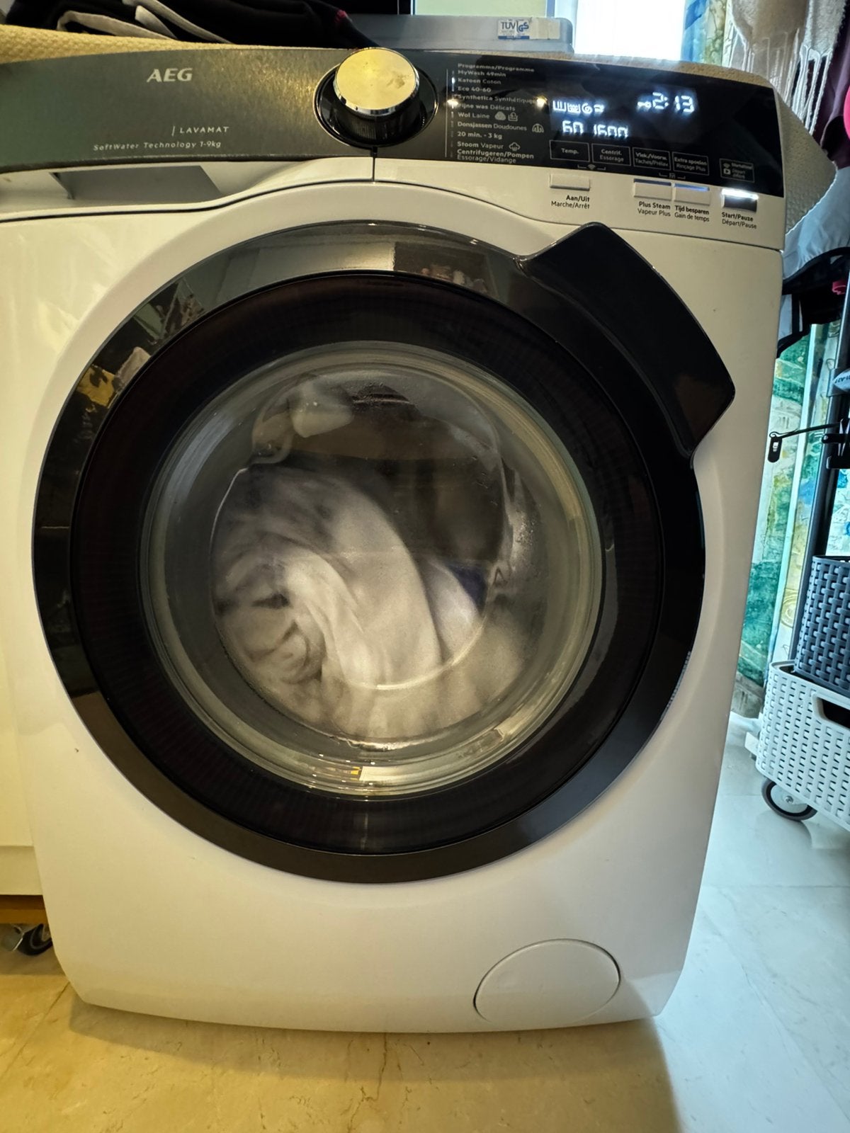 AEG wasmachine 9000 serie 9kg, Ophalen, Zo goed als nieuw