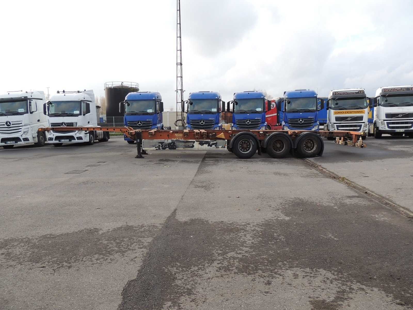 KRONE - 2007 - 45' CONTAINERCHASSIS - Oplegger, Auto's, Overige brandstoffen, Bedrijf, Aanhangers en Opleggers, Te koop