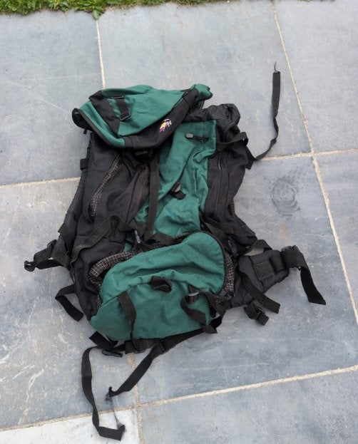 trekking rugzak, Handtassen en Accessoires, Ophalen, Gebruikt, Trekking