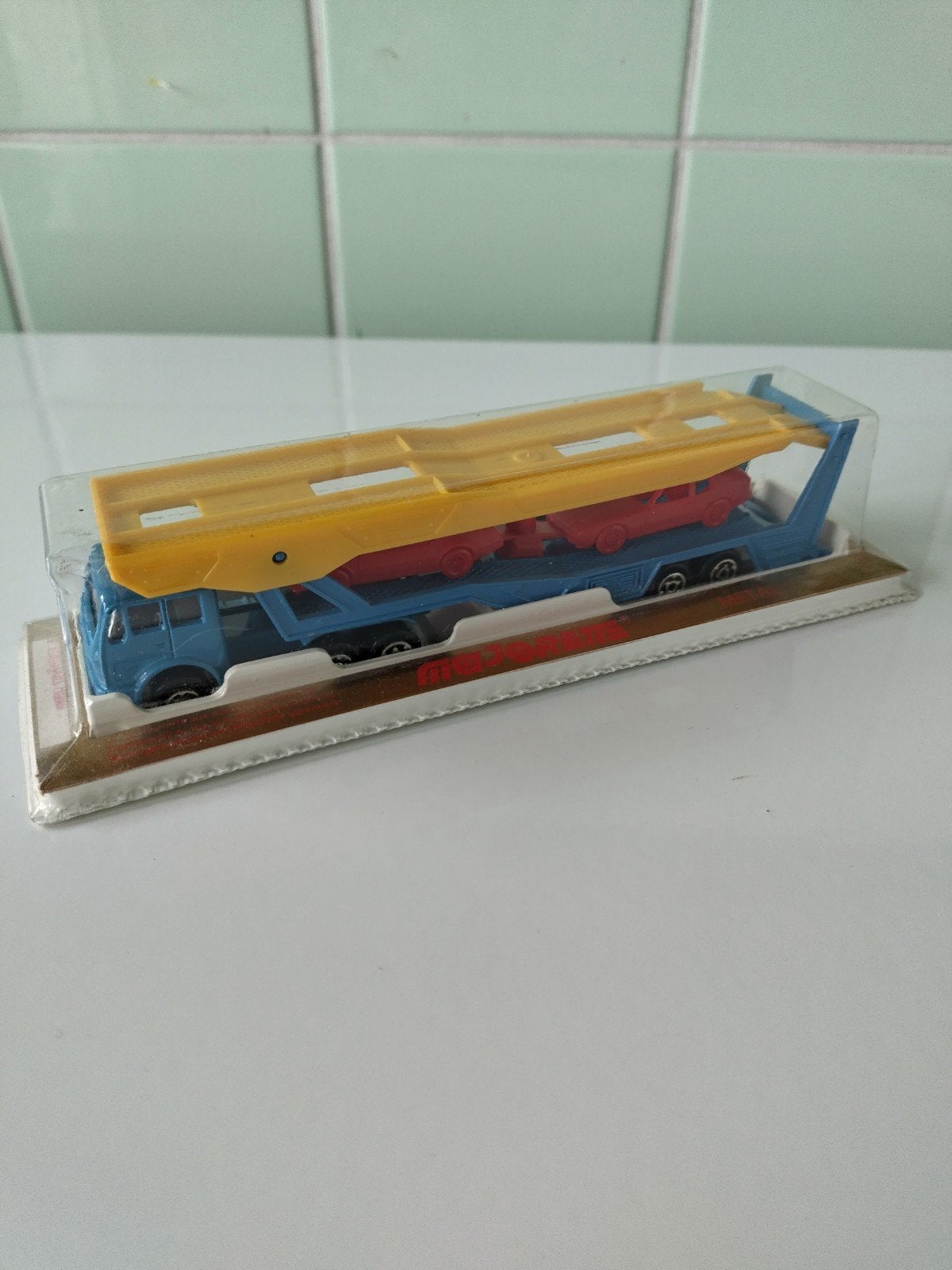 Vintage Majorette Mercedes Truck AFHALING LEES BESCHRIJVING, Enlèvement, Neuf, Bus ou Camion, Majorette