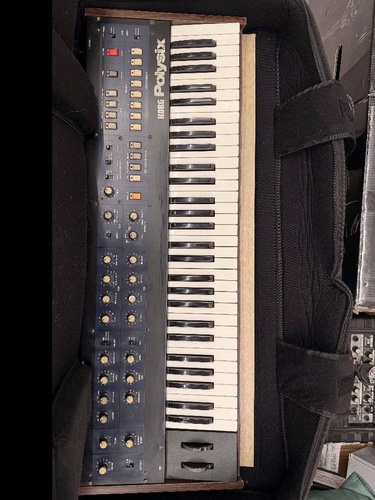 KORG POLYSIX, Musique & Instruments, Synthétiseurs, Utilisé, 61 touches, Korg, Avec valise ou flightcase, Enlèvement