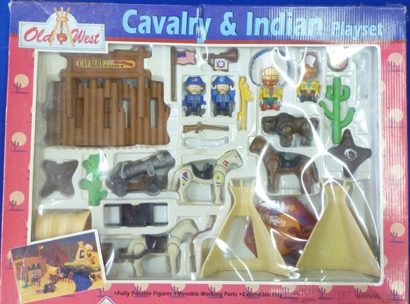 Cowboy & Indianen set, Ophalen, Gebruikt
