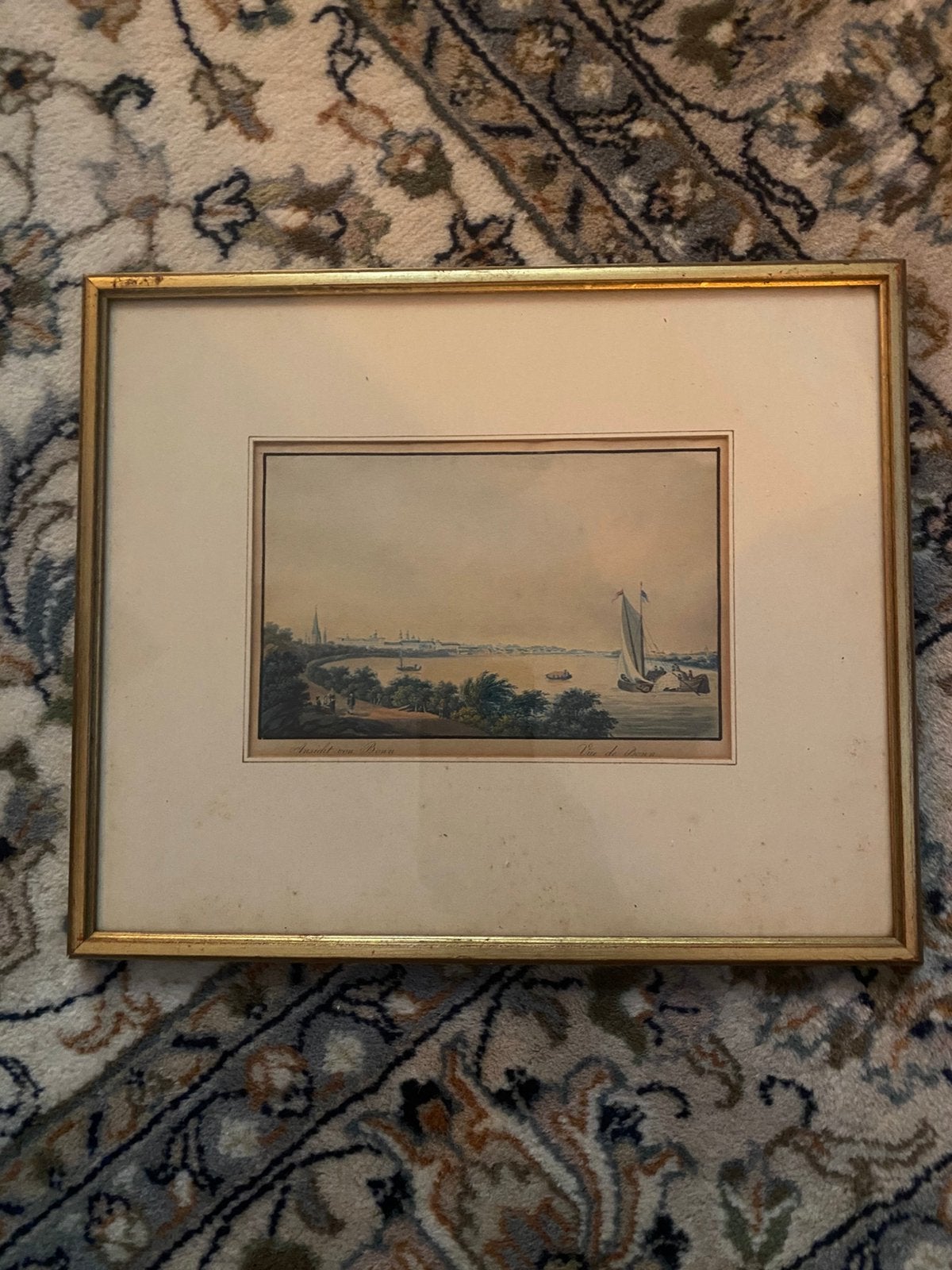 Aanzicht van Bonn, Enlèvement ou Envoi, Gravure