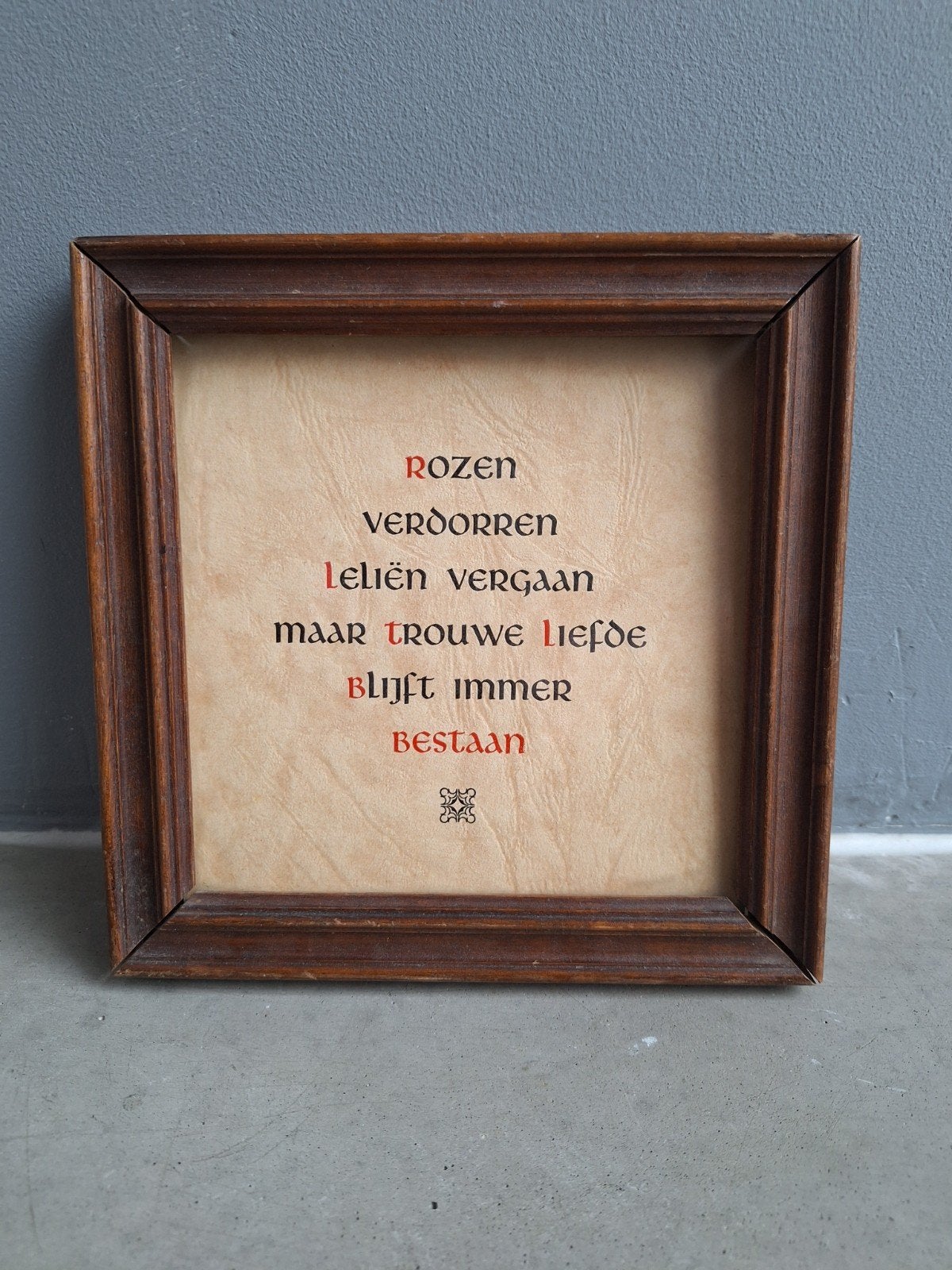 Vintage Houten Wandbordje, Enlèvement ou Envoi
