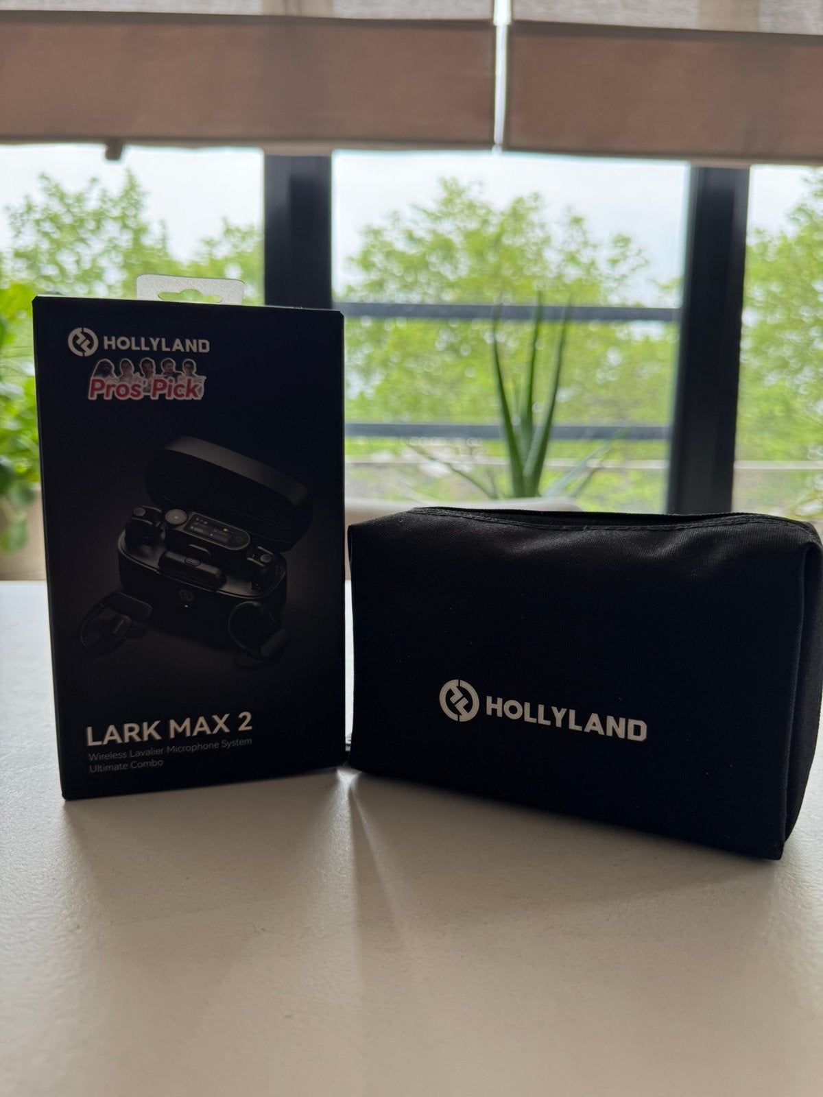 Hollyland Lark Max 2 draadloos microfoon en monitors, Ophalen of Verzenden, Zo goed als nieuw, Draadloos