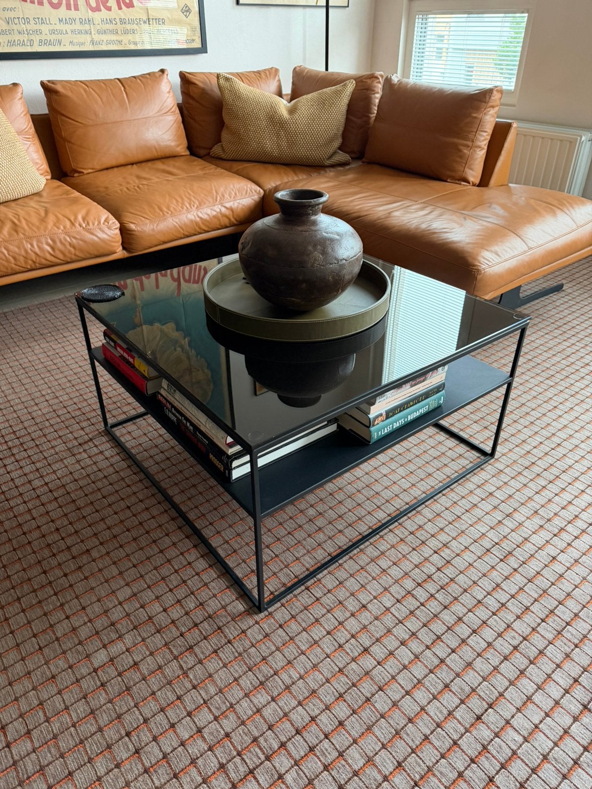 Salontafel 80x80cm / 44cm hoog, Huis en Inrichting, Tafels | Salontafels, Ophalen, 50 tot 100 cm, Design, Vierkant