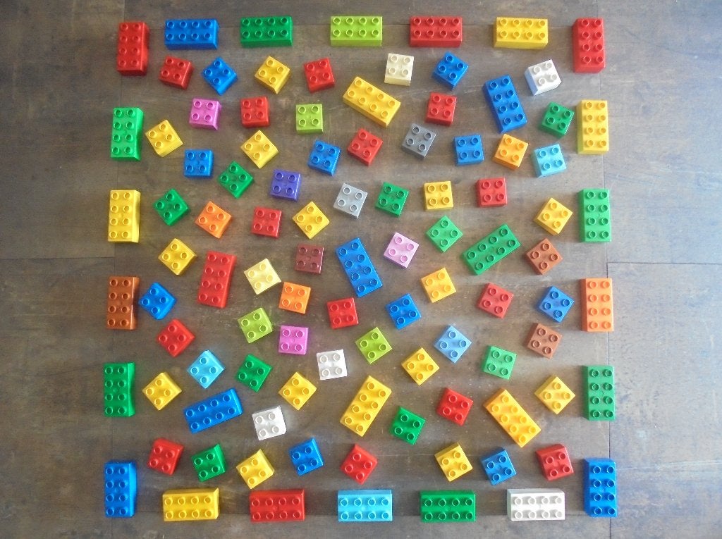 Lego Duplo Brick Set 162 (zie foto's), Enlèvement ou Envoi, Utilisé, Briques en vrac, Duplo
