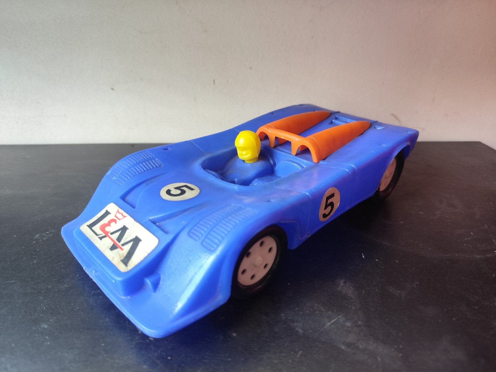 Voiture course plastique ECD France 30cm n5 L&M, Enfants & Bébés, Enlèvement ou Envoi