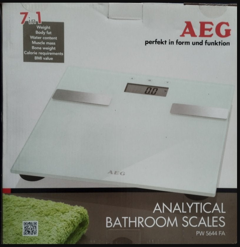 AEG personenweegschaal PW 5644 FA- NIEUW, Elektronische apparatuur, Ophalen, Nieuw, Digitaal, Personenweegschaal
