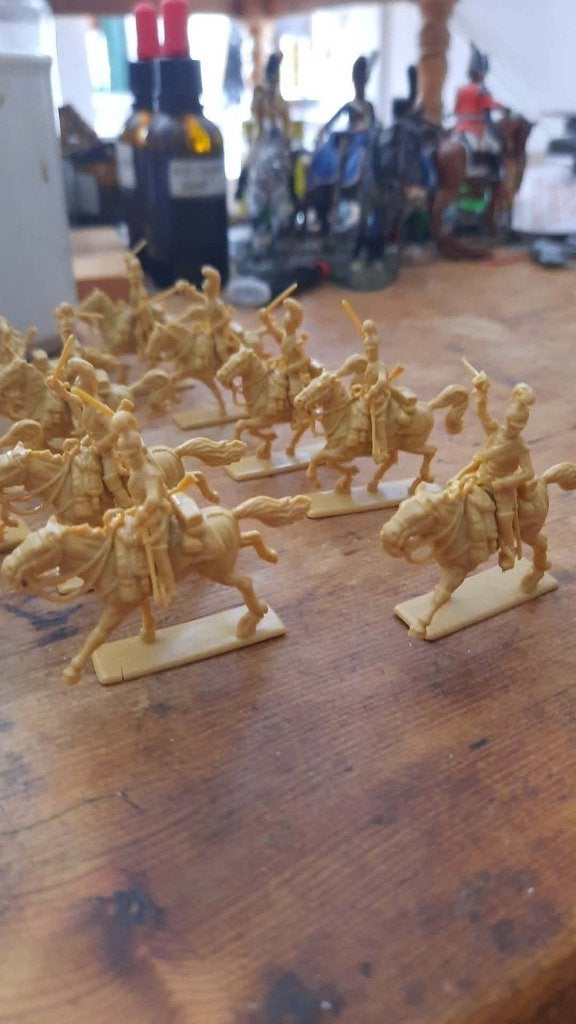 Sachsen Curasieren 1/72  Zvezda, Hobby en Vrije tijd, Wargaming, Zo goed als nieuw, Historisch, Figuurtje(s), Ophalen of Verzenden