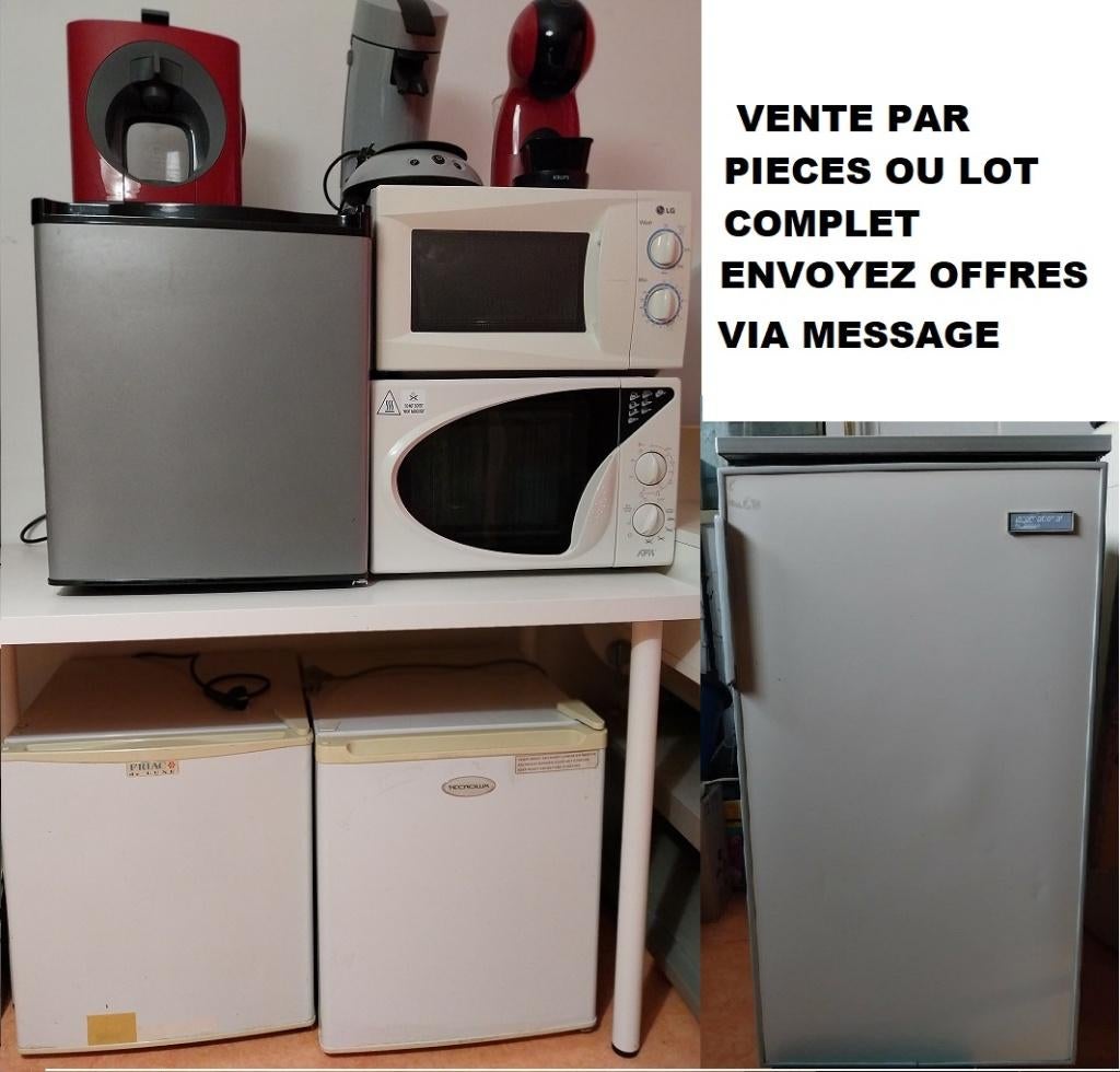 Okaz Koelkast, koffiemachine, magnetron, alle werkt goed, Ophalen, Gebruikt