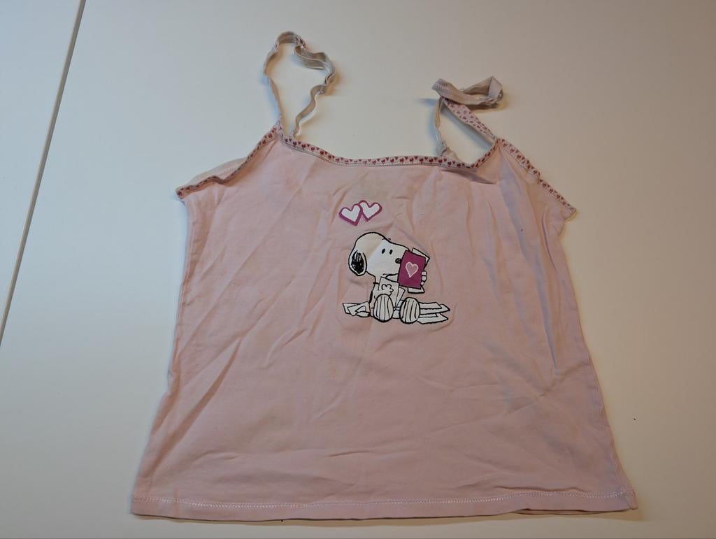 Chemise rose clair Snoopy Small, Peanuts, Enlèvement ou Envoi, Rose, Maillot de corps
