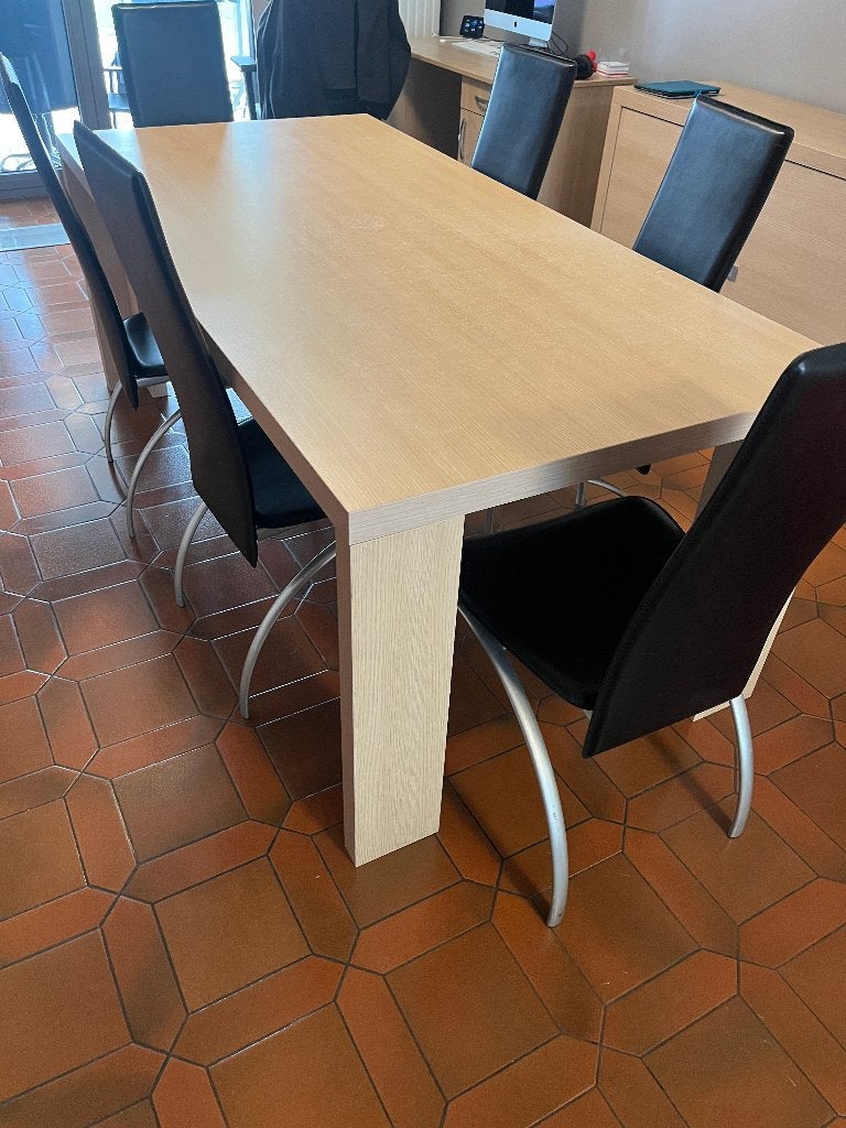Eetkamer tafel, Enlèvement, Utilisé, Rectangulaire, Autres essences de bois