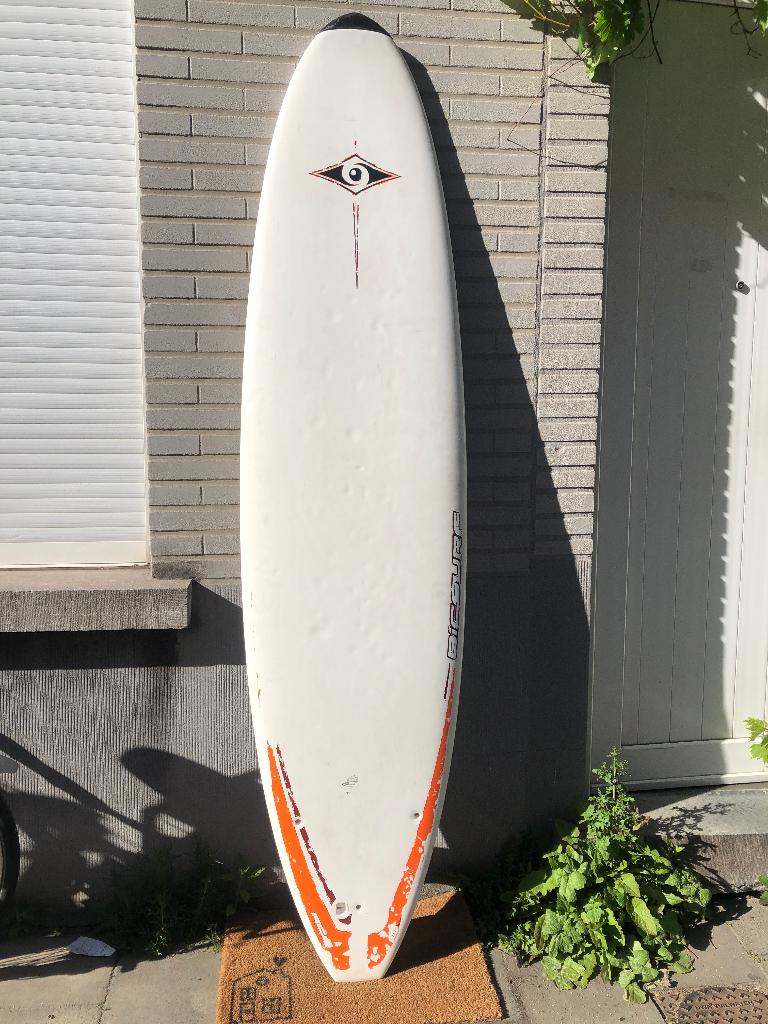 Surfboard Bic Mini Malibu 7'3 46L, Sports nautiques & Bateaux, Planche à voile sur vague, Enlèvement ou Envoi, Utilisé, Longboard