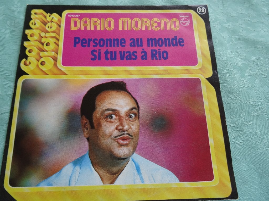 SINGLE VINYL DARIO MORENO, Gebruikt, 7 inch, Single, Ophalen of Verzenden