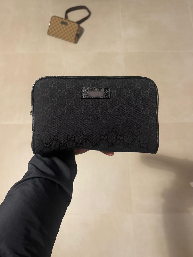 Sacoche banane gucci noir, Ophalen of Verzenden, Zo goed als nieuw, Zwart