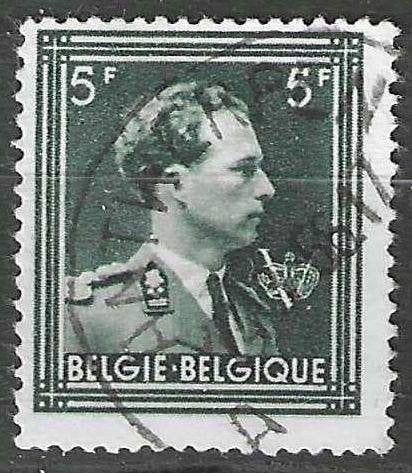 Belgique 1944 - Yvert/OBP 696 - Roi Léopold III (ST), Envoi, Affranchi, Oblitéré, Maison royale
