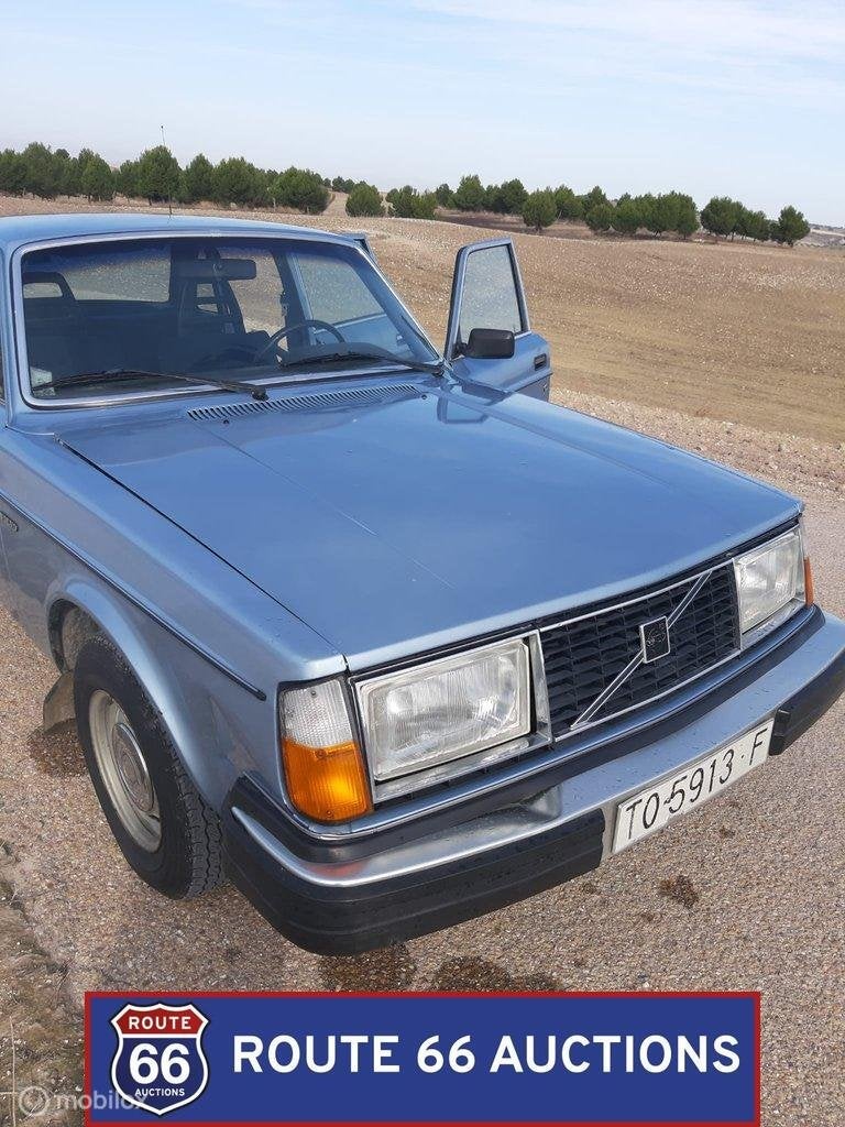 Volvo 244 GL | 1980 | Route 66 Auctions, Zwart, Bedrijf, Handgeschakeld, Overige carrosserie
