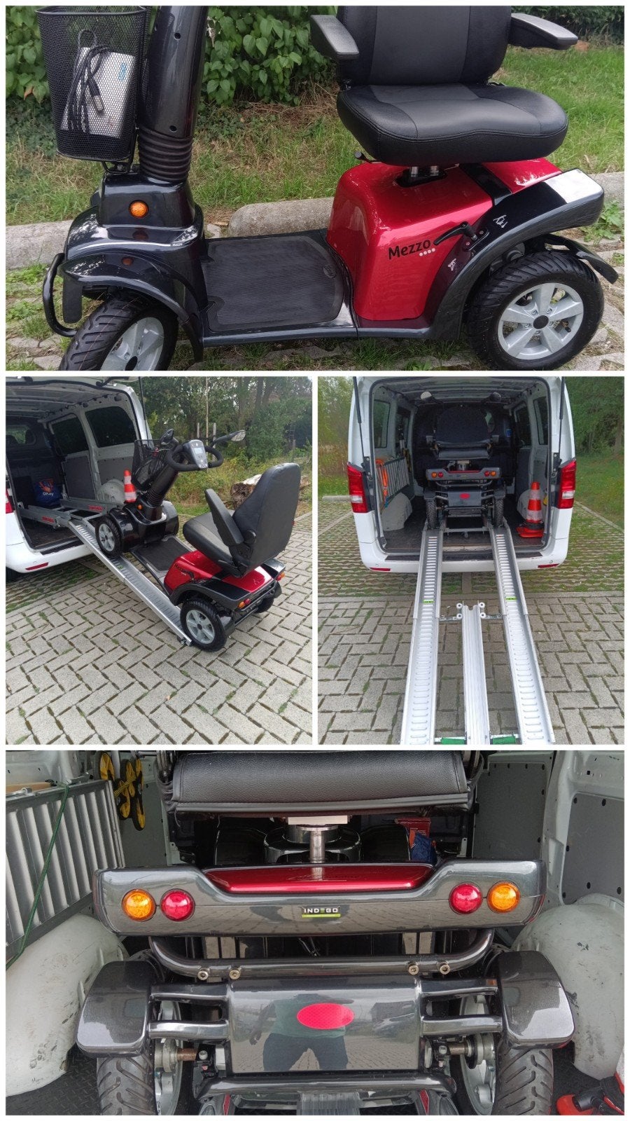 Als Nieuw❗Scootmobiel Mezzo  Nieuw batterij incl oprijdplaat, Life and Mobility, Ophalen of Verzenden, Zo goed als nieuw, 36 t/m 45 km