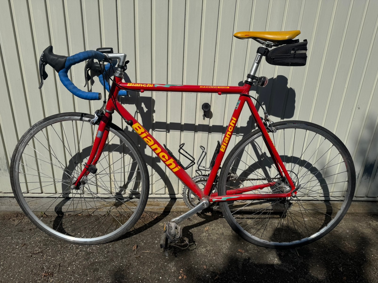 Retro bianchi fiets, Fietsen en Brommers, Ophalen, Gebruikt, Heren, Overige merken