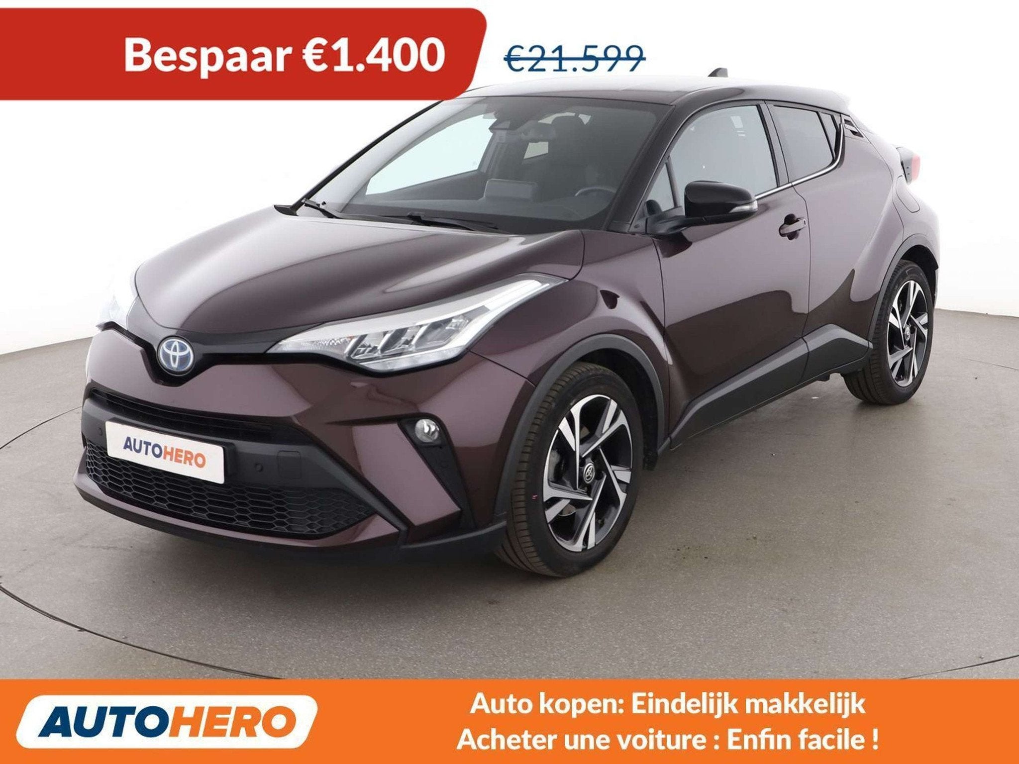 Toyota C-HR 1.8 Hybrid LUB (bj 2023, automaat), Auto's, 122 pk, Gebruikt, Overige kleuren, 5 zetels