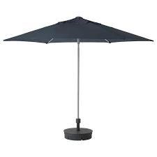 parasol Ikea + pied en beton, Enlèvement, Utilisé, 2 à 3 mètres, Inclinable
