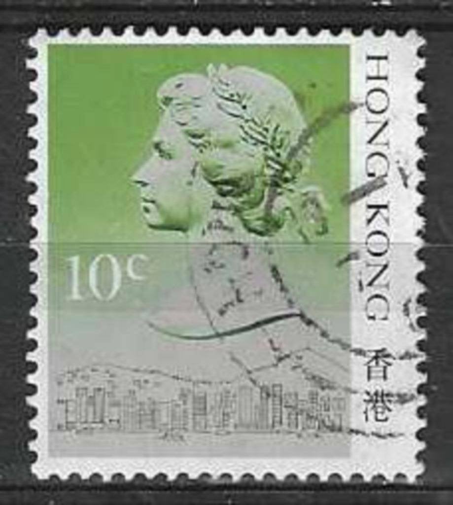 Hong Kong 1987 - Yvert 499 - Koningin Elisabeth II (ST), Verzenden, Gestempeld