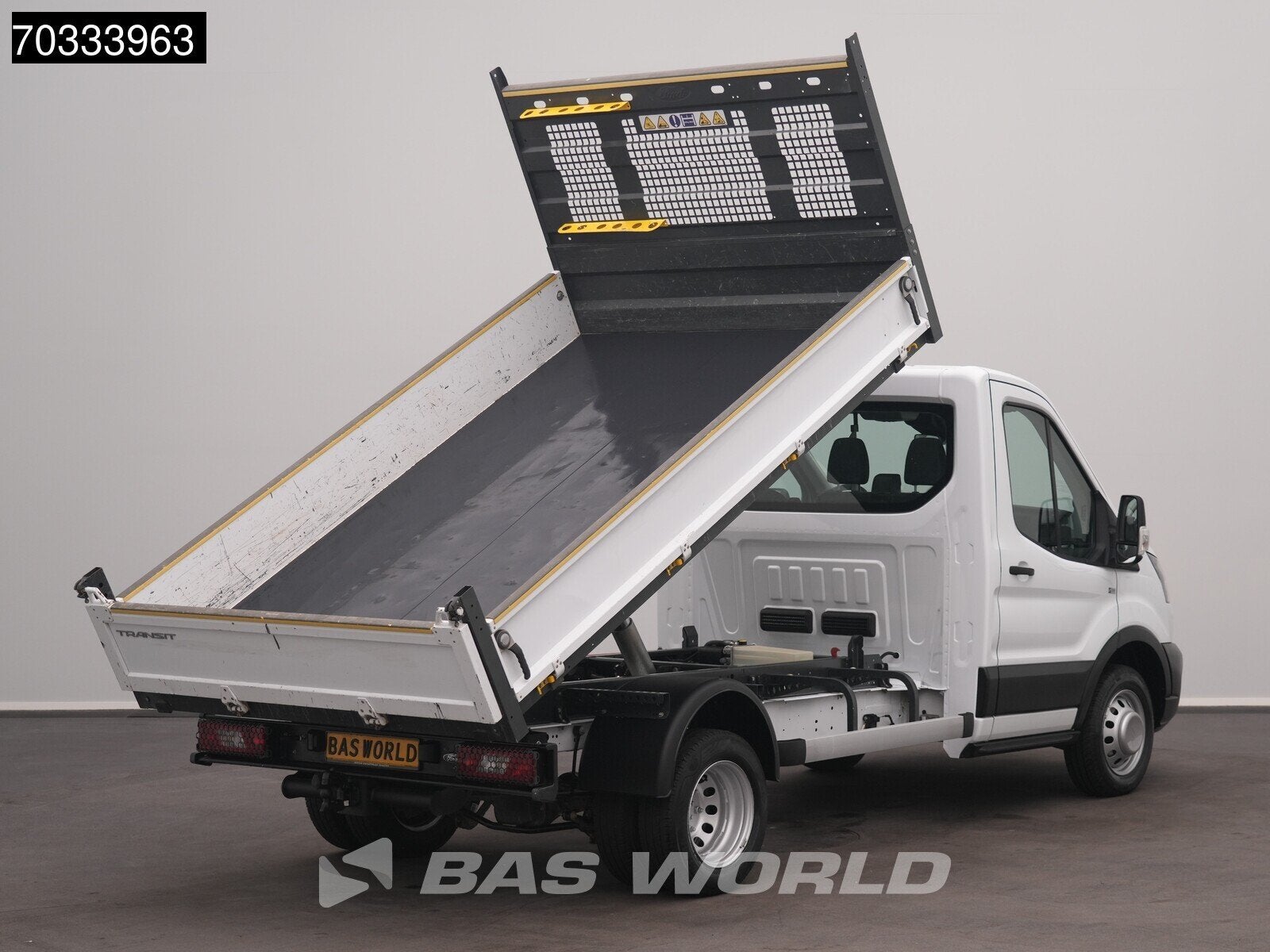 Ford Transit 165pk Kipper Dubbellucht 3,5t Trekhaak Airco Ca, Auto's, Bestelwagens en Lichte vracht, Stof, 4 cilinders, Wit, Bedrijf