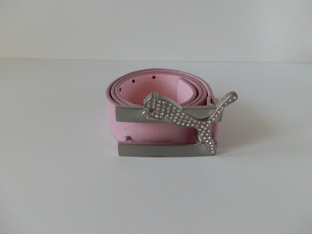 Puma riem., Kleding | Dames, Riemen en Ceinturen, Zo goed als nieuw, Tailleriem, 90 tot 100 cm, 3 tot 5 cm, Overige kleuren, Echt leder