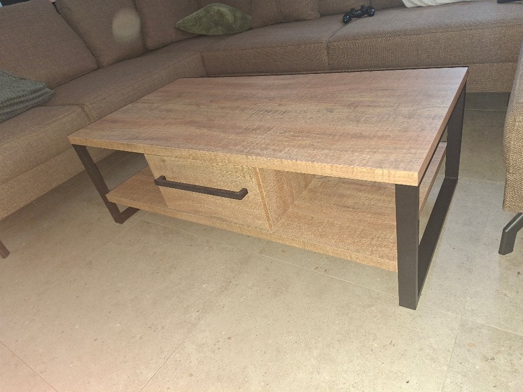 Salontafel, Huis en Inrichting, Tafels | Salontafels, Ophalen, Nieuw, 50 tot 100 cm, Landelijke