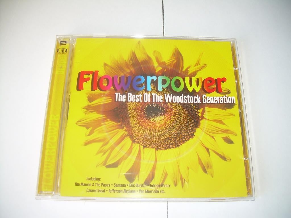 2 CD - FLOWER POWER - LE MEILLEUR DE WOODSTOCK, Enlèvement ou Envoi, Comme neuf, Pop