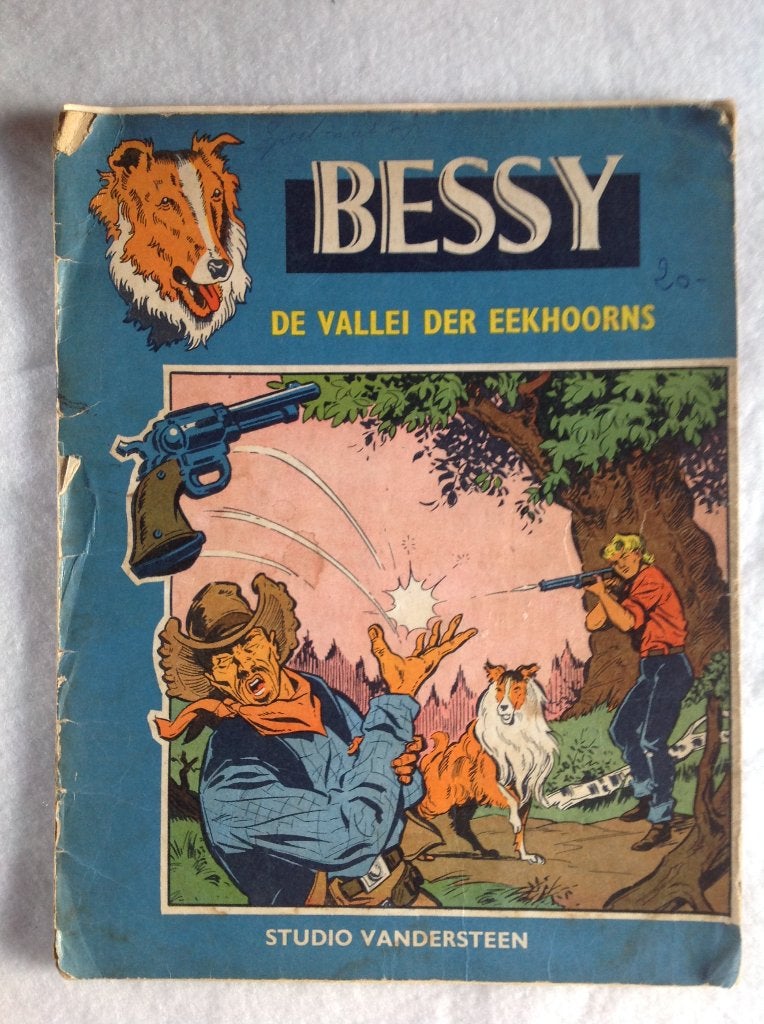 Bessy - N 59 - De Vallei der Eekhoorns - sc -1e druk - 1965, Enlèvement ou Envoi, Utilisé, Willy vandersteen