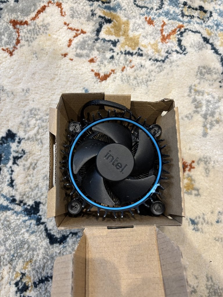 Intel Socket LGA 1700 originele koeler, Computers en Software, Ophalen of Verzenden, Zo goed als nieuw, Luchtkoeling