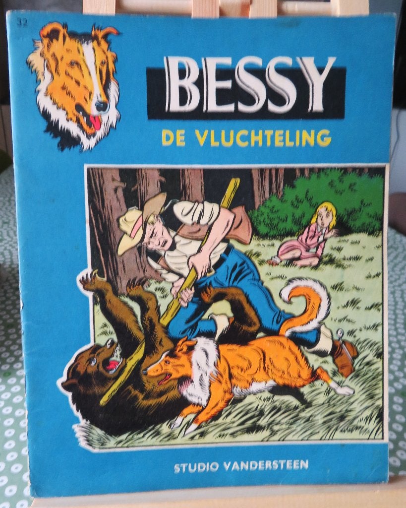 Bessy nr 32 De vluchteling herdruk., Ophalen of Verzenden, Gelezen, Willy vandersteen
